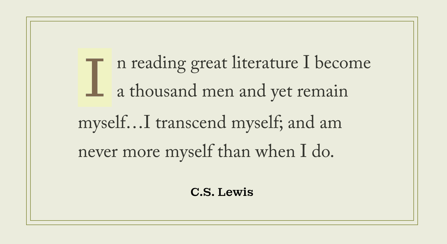 Becoming The Main Character